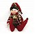 Gnomo Elfo Natal Prime Jack Xadrez e Vermelho 30cm - Magizi - Imagem 4