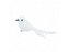 Kit Pomba Branca Plumas 9cm 6 Unidades Enfeite Natal - Magizi - Imagem 3