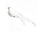 Kit Pomba Branca Plumas 17cm 6 Unidades Enfeite Natal - Imagem 2