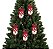 Jogo 6 Bonecos Papai Noel Guizo Pelúcia Cordinha 23cm - Master Christmas - Imagem 4
