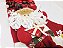 Kit Bota Natal Papai Noel e Boneco de Neve 3D  Xadrez 35cm - Imagem 3