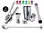 Kit Barman Aço Inox Prime 6 Peças com Coqueteleira e Marcadores Color - Yangzi - Imagem 1