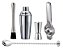 Kit Caipirinha Barman Inox Prime 5 Peças com Coqueteleira - Yangzi - Imagem 1