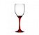 Taça Venue Red Vinho Branco 245ml com pé vermelho - Vitrizi - Imagem 1