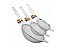 Kit Peneiras em aço inox 12, 14 e 20cm - Origina Line - Imagem 1
