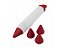 Kit Confeitaria Master 42 Peças Bicos Raspadores Nivelador e Utensílios Silicone Elite - Yangzi - Imagem 2