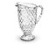 Jogo Jarra 1,2 Litros com 6 Taças Clear Verre 240ml Vidro Bico de Abacaxi - Mimo Style - Imagem 3