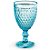 Jogo Jarra 1,2 Litros com 6 Taças Azul Tiffany 240ml Vidro Bico de Abacaxi - Mimo Style - Imagem 3