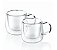 Jogo Xícara de Café Vidro Borosilicato Parede Dupla 80ml 2 Peças - Mimo Style - Imagem 2