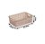 Cesta Retangular Palha Indiana 16x23cm Plástico Premium - Plasutil - Imagem 3
