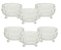 Conjunto de Sobremesa 6 Bowls Vidro Transparente Ravan 150ml - Fratelli - Imagem 4