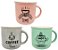 Kit 3 Canecas Cerâmica Coffee Soft Premium Grande Colorida 350ml - Fratelli - Imagem 1