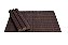 Jogo Lugar Americano Bambu Marrom 45x30cm 4 Peças - Yangzi - Imagem 3