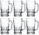 Jogo Caneca de Chopp Bruges Vidro 360ml 6 Unidades- Tuut - Imagem 1