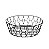 Jogo Cesta Aramada Metal Retangular e Redonda Galia Black Premium - Yazi - Imagem 3