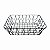Cesta Fruteira Aramada Metal Retangular Galia Black 30cm - Yazi - Imagem 1