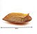 Travessa Vidro Centro de Mesa Folha Bronze Texturizado Drops 27cm - Tuut - Imagem 3