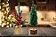 Jogo Mini Pinheiro Rústico e Arranjo Natalino de Mesa Decorado 30cm 3 Peças - Yangzi - Imagem 5