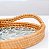 Bandeja Oval Fibra Natural Base Concha Luxo Santorini 35cm - Yangzi - Imagem 5