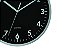 Relógio de Parede Analógico Clássico Preto e Prata 25cm - Yangzi - Imagem 2