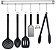 Jogo Utensílios Inox e Silicone Black Premium Henrique Fogaça 7 Peças - Tuut - Imagem 1