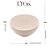 Jogo Tigela Bowl Porcelana Clean Branca 350ml 6 Unidades - Lyor - Imagem 3