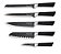 Conjunto de Facas Henrique Fogaça Aço Inox Black Prime 5 Peças - Yangzi - Imagem 1