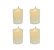Jogo 4 Velas Eletrônica Decorativa LED 7cm x 5cm - Imagem 1