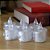 Jogo 4 Mini Velas Eletrônica Transparente LED Branco Quente 6cm - Imagem 5