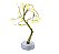 Árvore Luminária Dourada Bolinha LED 36 Lâmpadas USB 48cm - Imagem 1