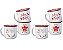 Conjunto Bule Esmaltado Branco 1700ml e 6 Canecas Estampa Natal 150ml - Yangzi - Imagem 3