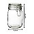 Jogo 2 Potes Vidro Vedação Hermética Silicone e Trava Inox Premium 830ml e 1 Litro - Yangzi - Imagem 8