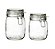 Jogo 2 Potes Vidro Vedação Hermética Silicone e Trava Inox Premium 830ml e 1 Litro - Yangzi - Imagem 1