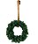 Jogo Guirlanda Verde Fosco 40cm 100 Galhos Com Suporte Metal Rosê Gold Merry Christmas - Imagem 5