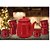 Kit Bule Esmaltado, Mini Canecas Vermelho Ágata Natal e Suporte Cromado 8 Peças  - Magizi - Imagem 7