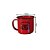 Jogo Bule e 6 Canecas Esmaltadas Vermelho Ágata Natal 150ml - Magizi - Imagem 4