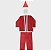 Fantasia Papai Noel Flanelada Feltro 100% Poliéster - Magizi - Imagem 2