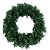 Guirlanda Rústica Festão Verde 25cm Placa Madeira Decorada Feliz Natal - Magizi - Imagem 2
