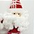 Kit Papai Noel e Boneco de Neve Pelúcia Pendente Natal Perna Miçanga 15cm 4 Peças - Imagem 5
