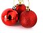 Kit 18 Bolas Natal Mista Glitter, Fosca, Lisa Vermelha 7cm - Imagem 4