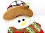 Kit Papai Noel e Boneco Neve Natal Pelúcia Guizo 27cm 4pç - Imagem 3