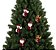 Kit Enfeite Para Árvore 6 Peças Boneco De Neve, Papai Noel e Rena 16cm - Master Christmas - Imagem 2