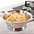 Jogo de Cozinha Aço Inox Prime 3 Peças Escorredor de Arroz, Escorredor de Macarrão e Bowl - Yangzi - Imagem 4