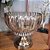 Vaso Centro de Mesa Vidro e Metal Bronze Luxo 22cm - Yangzi - Imagem 5