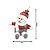 Kit 4 Bonecos Pelúcia Pendente Natal 14cm Papai Noel, Boneco de Neve, Rena e Urso - Master Christmas - Imagem 4