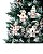 Kit 4 Bonecos Natalinos Pelúcia Pendente Rosa e Cinza 14cm Papai Noel, Boneco de Neve, Rena e Urso - Master Christmas - Imagem 3