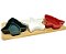 Kit Petisqueira Natalina Cerâmica e Bambu com 2 Cestos Palha Decorado Papai Noel Pelúcia - Master Christmas - Imagem 9