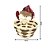 Kit 2 Cestos Natalino Palha Decorado Papai Noel Pelúcia 15cm - Master Christmas - Imagem 4