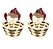 Kit 2 Cestos Natalino Palha Decorado Papai Noel Pelúcia 15cm - Master Christmas - Imagem 1