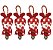 Kit 4 Bonecos de Neve Pelúcia Cordinha e Guizo 20cm - Master Christmas - Imagem 1